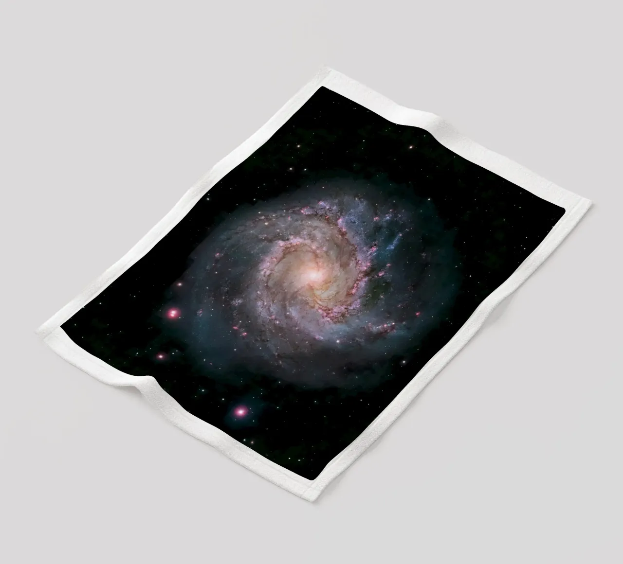 hubble telescope high definition image fleece blanket by 🎁 ARTVI-SHOP
