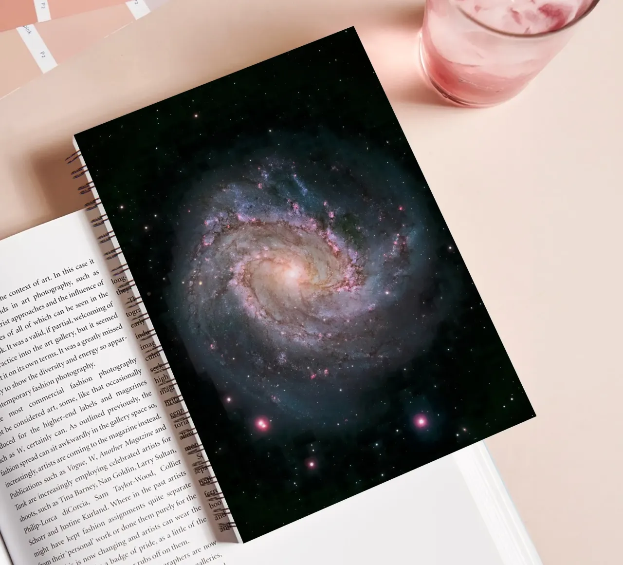hubble telescope high definition image spiral notebook by 🎁 ARTVI-SHOP