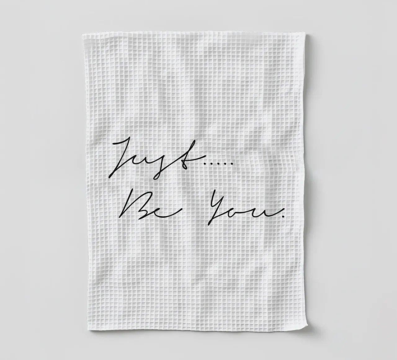 Just Be You - Design tipografico minimalista canovaccio da cucina da Whole©