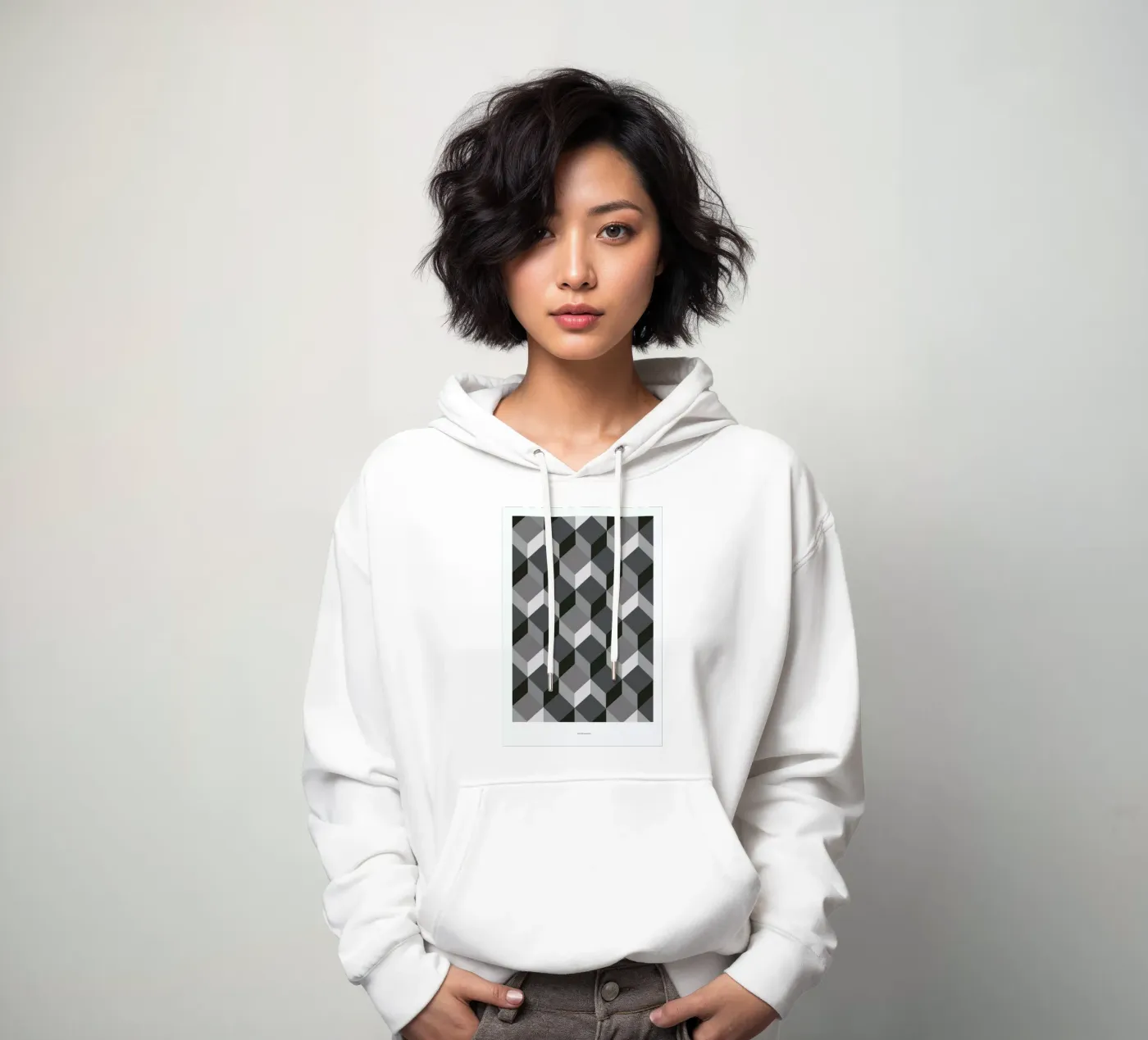 Cubes Hoodie von The Wall Shop