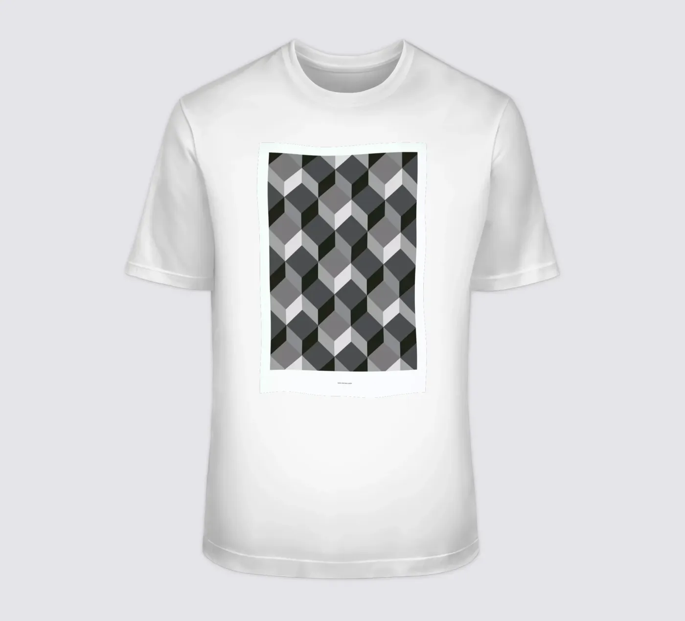 Cubes t-shirt by The Wall Shop