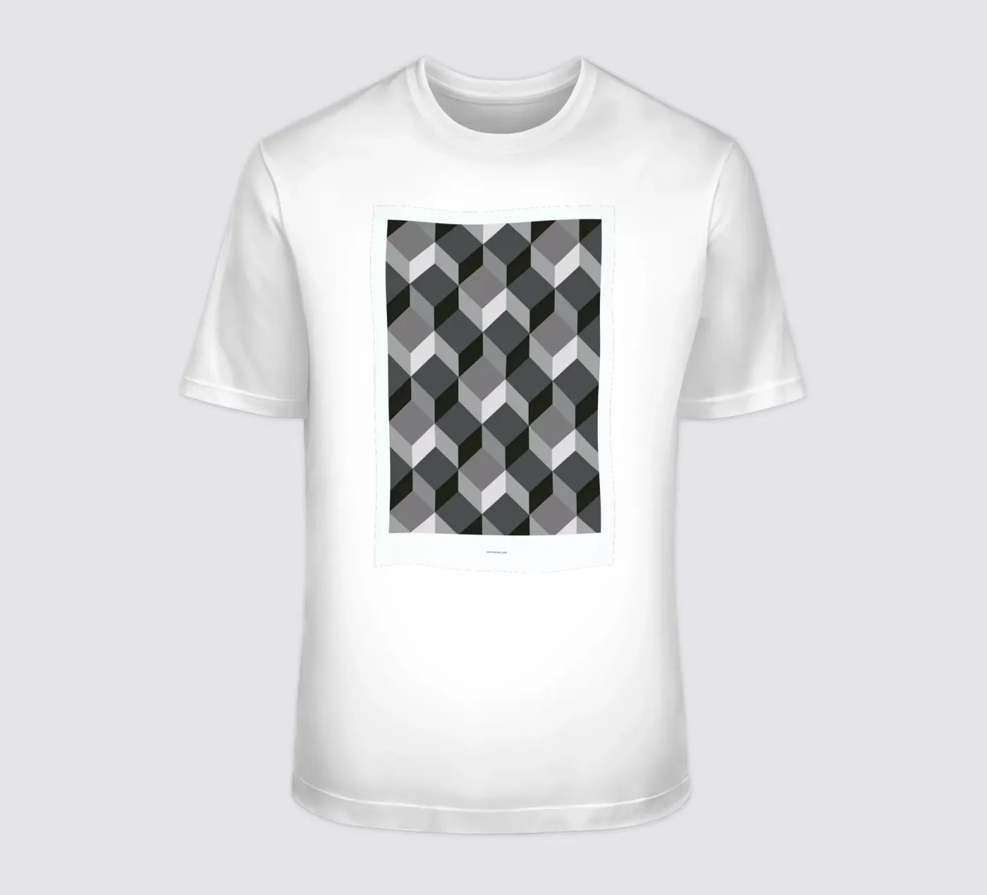 Cubes t-shirt by The Wall Shop