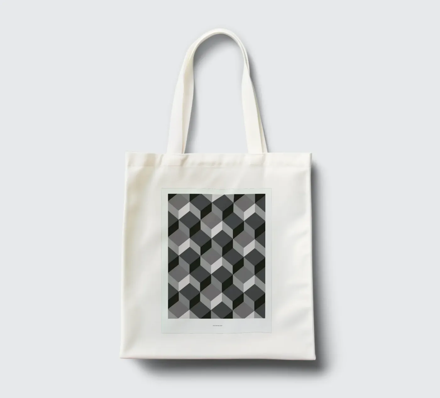 Cubes tote bag by The Wall Shop