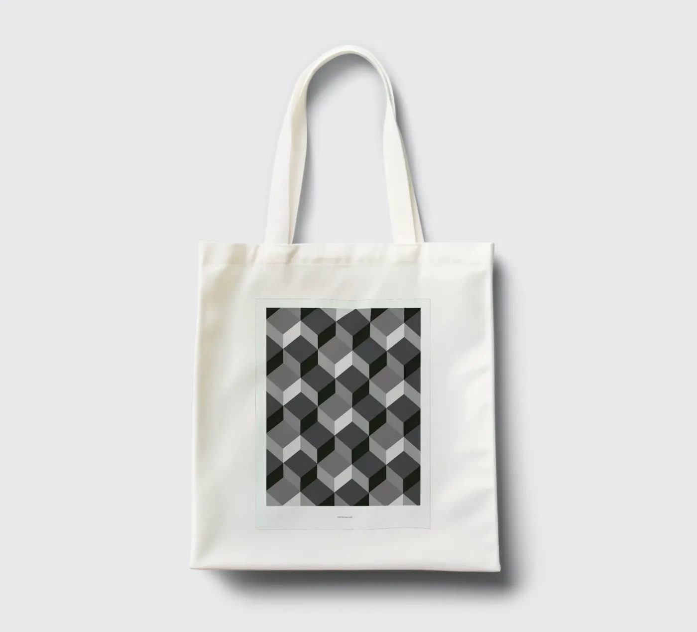 Cubes tote bag by The Wall Shop