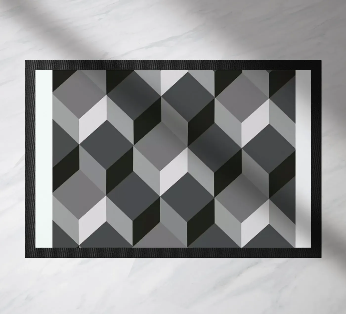 Cubes Fußmatte von The Wall Shop