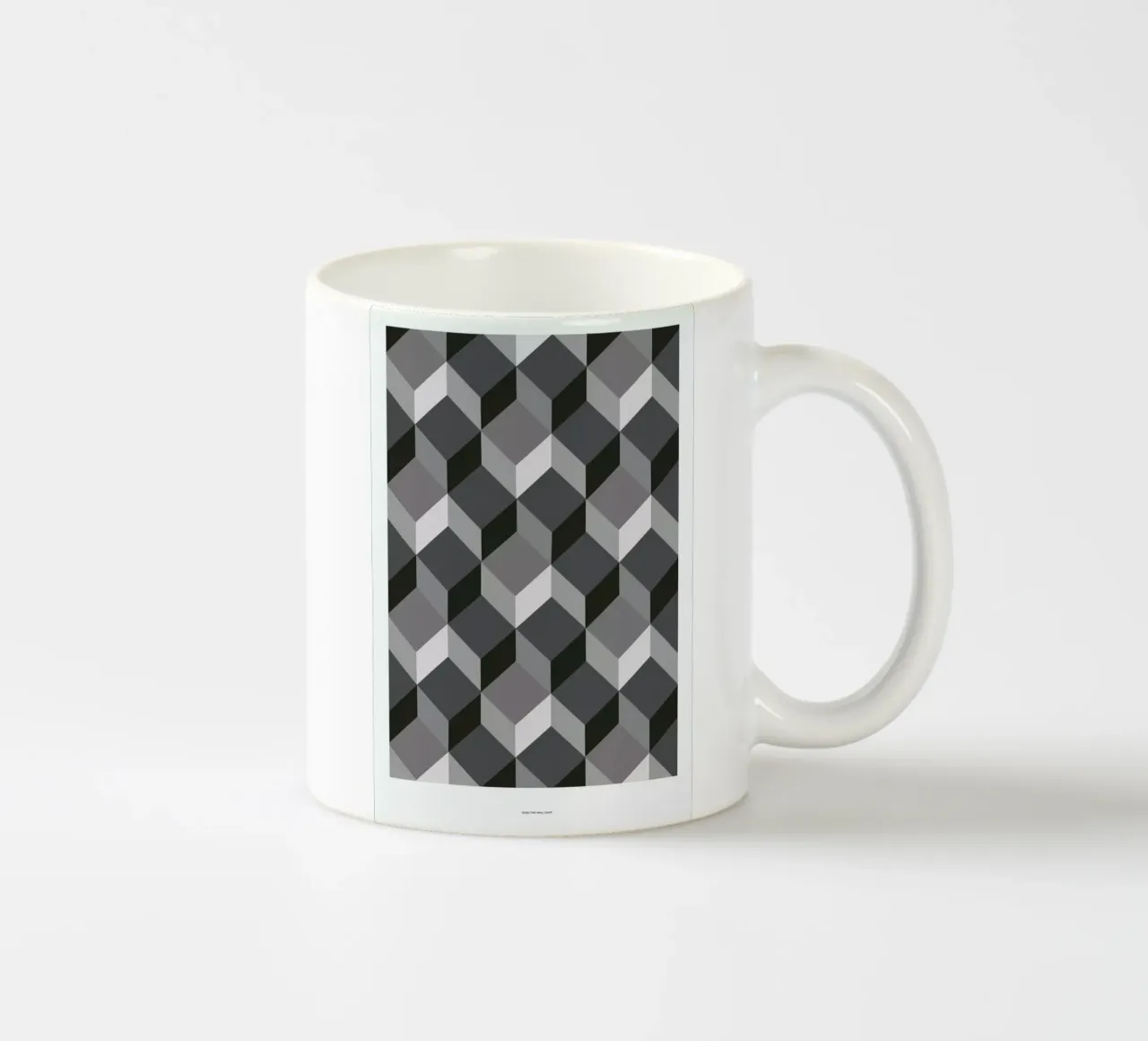 Cubes tazza in ceramica da The Wall Shop