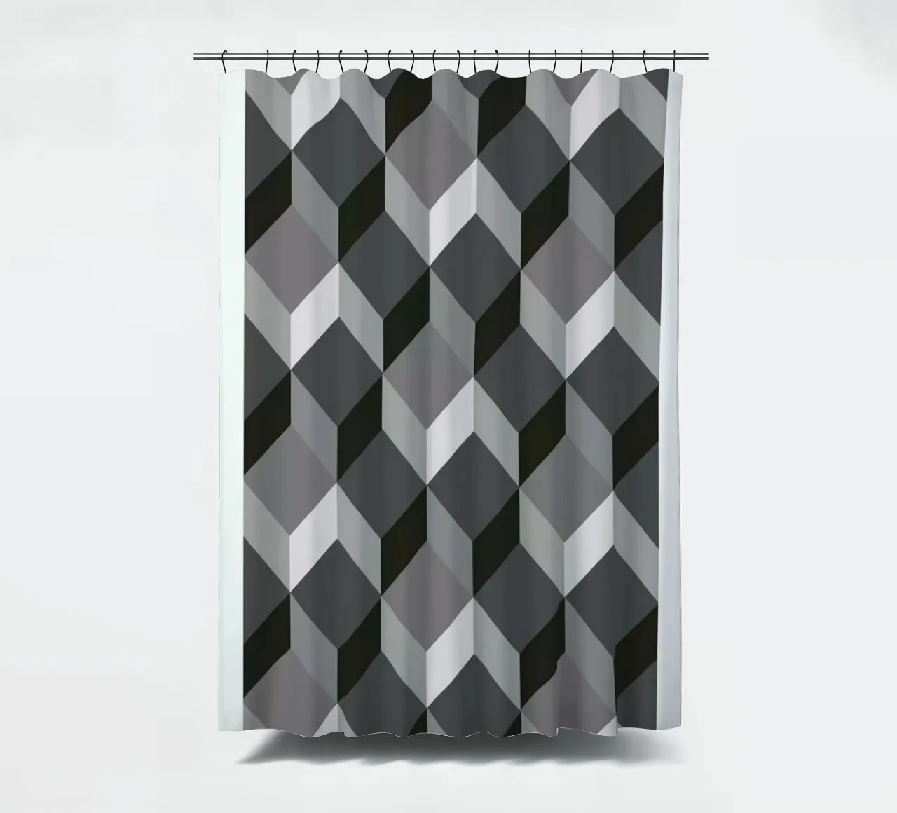 Cubes Duschvorhang von The Wall Shop