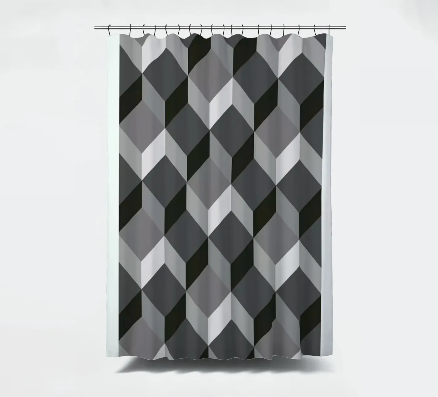 Cubes Duschvorhang von The Wall Shop