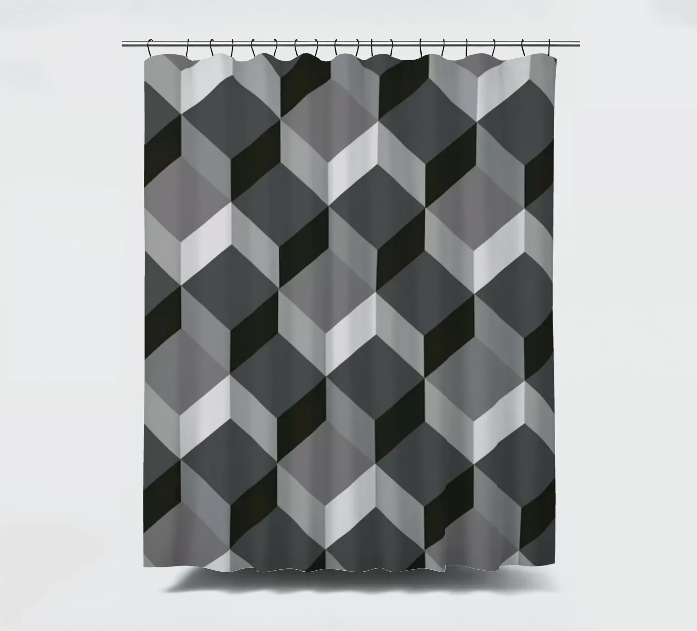 Cubes Duschvorhang von The Wall Shop