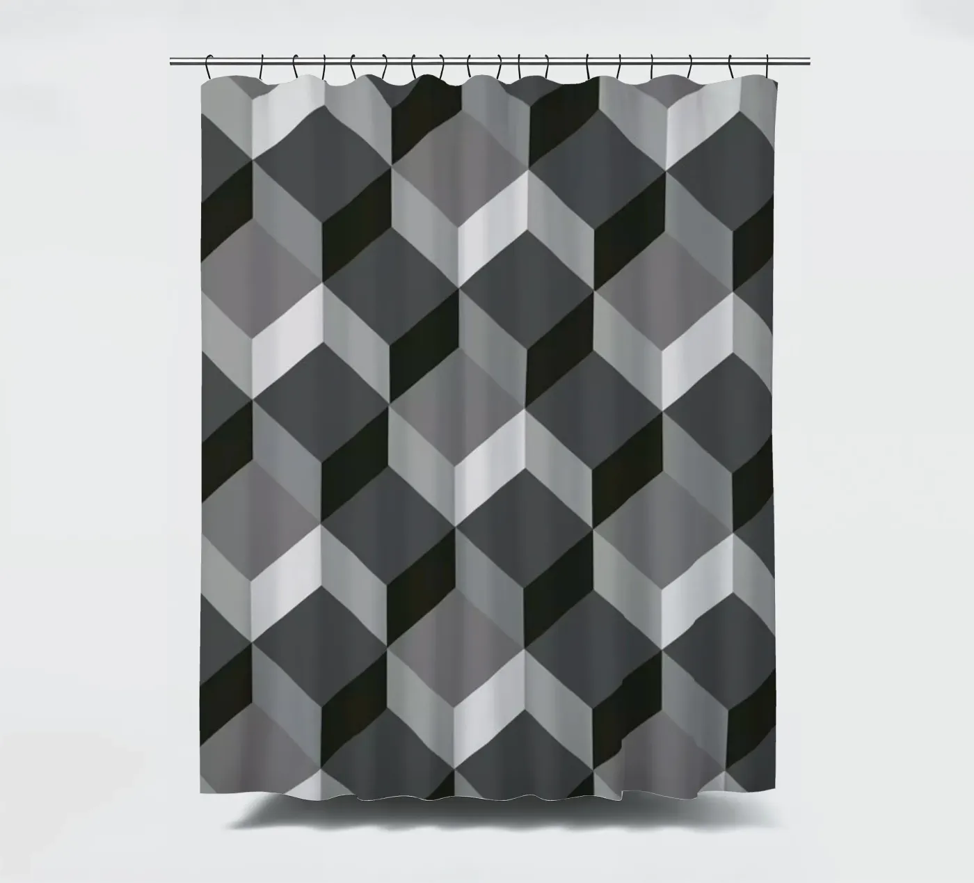 Cubes Duschvorhang von The Wall Shop