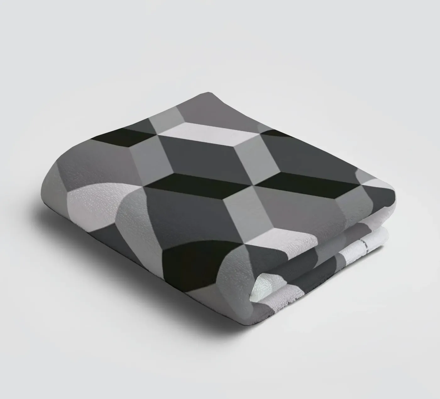 Cubes towel by The Wall Shop