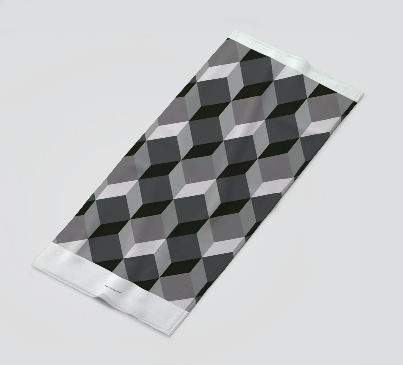 Cubes beach towel by The Wall Shop