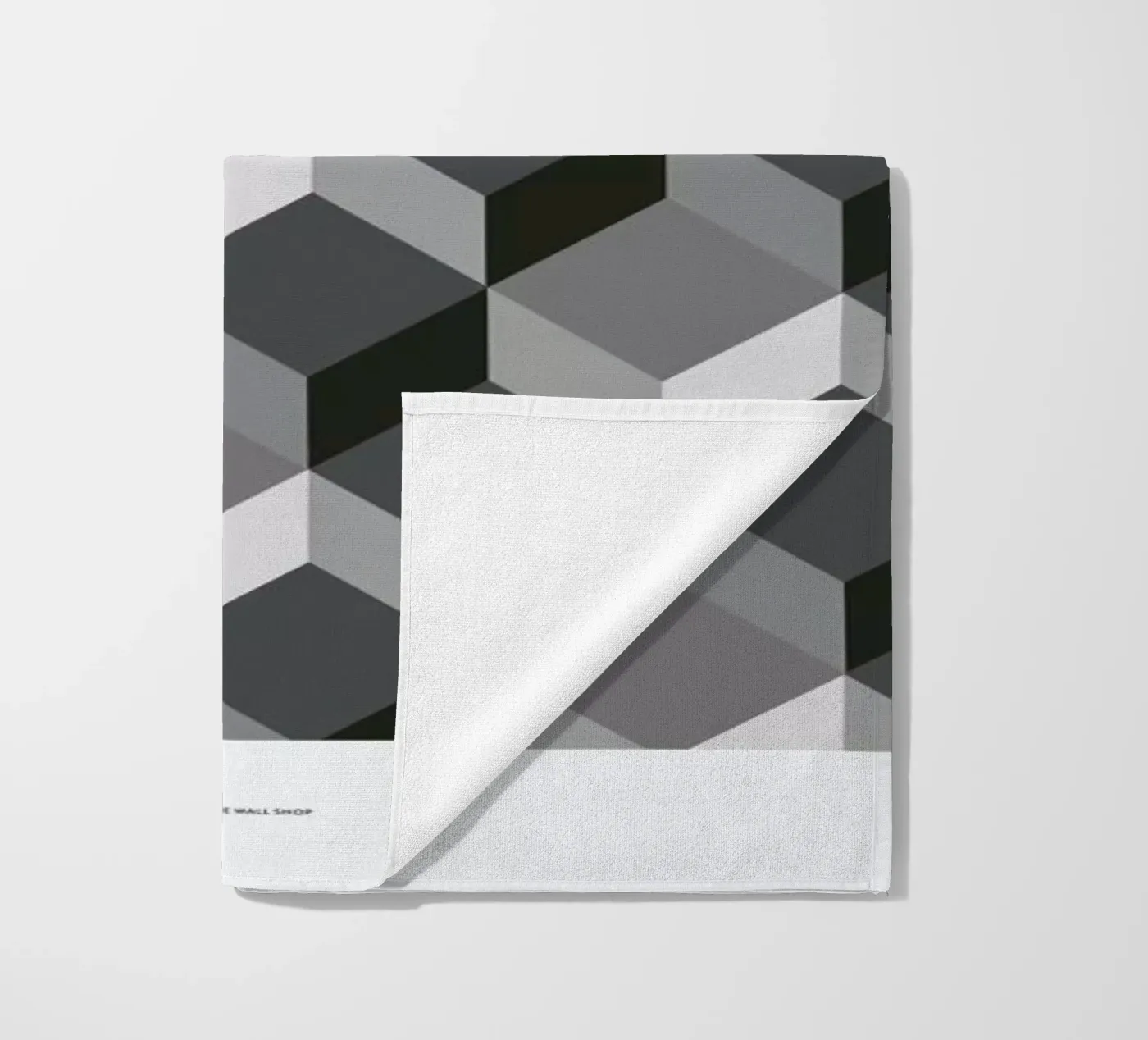 Cubes beach towel by The Wall Shop