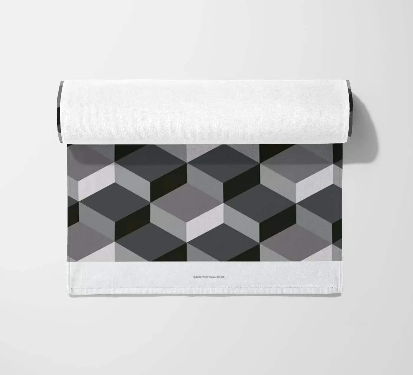 Cubes beach towel by The Wall Shop