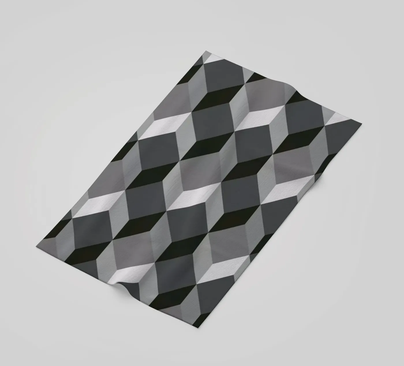 Cubes beach towel by The Wall Shop