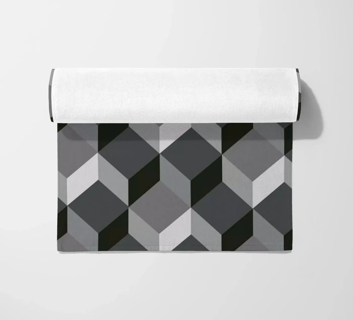 Cubes beach towel by The Wall Shop