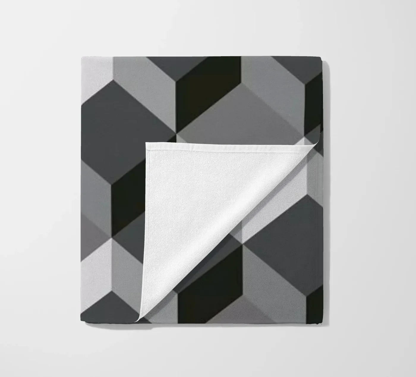 Cubes beach towel by The Wall Shop