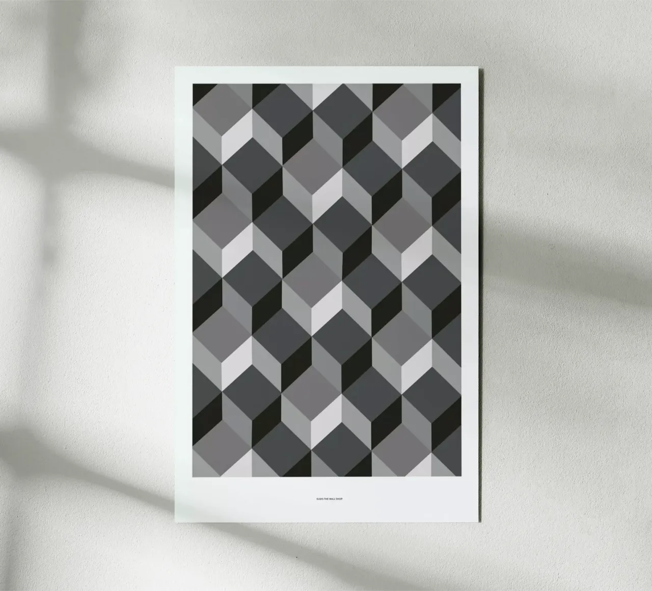 Cubes forex plate by The Wall Shop