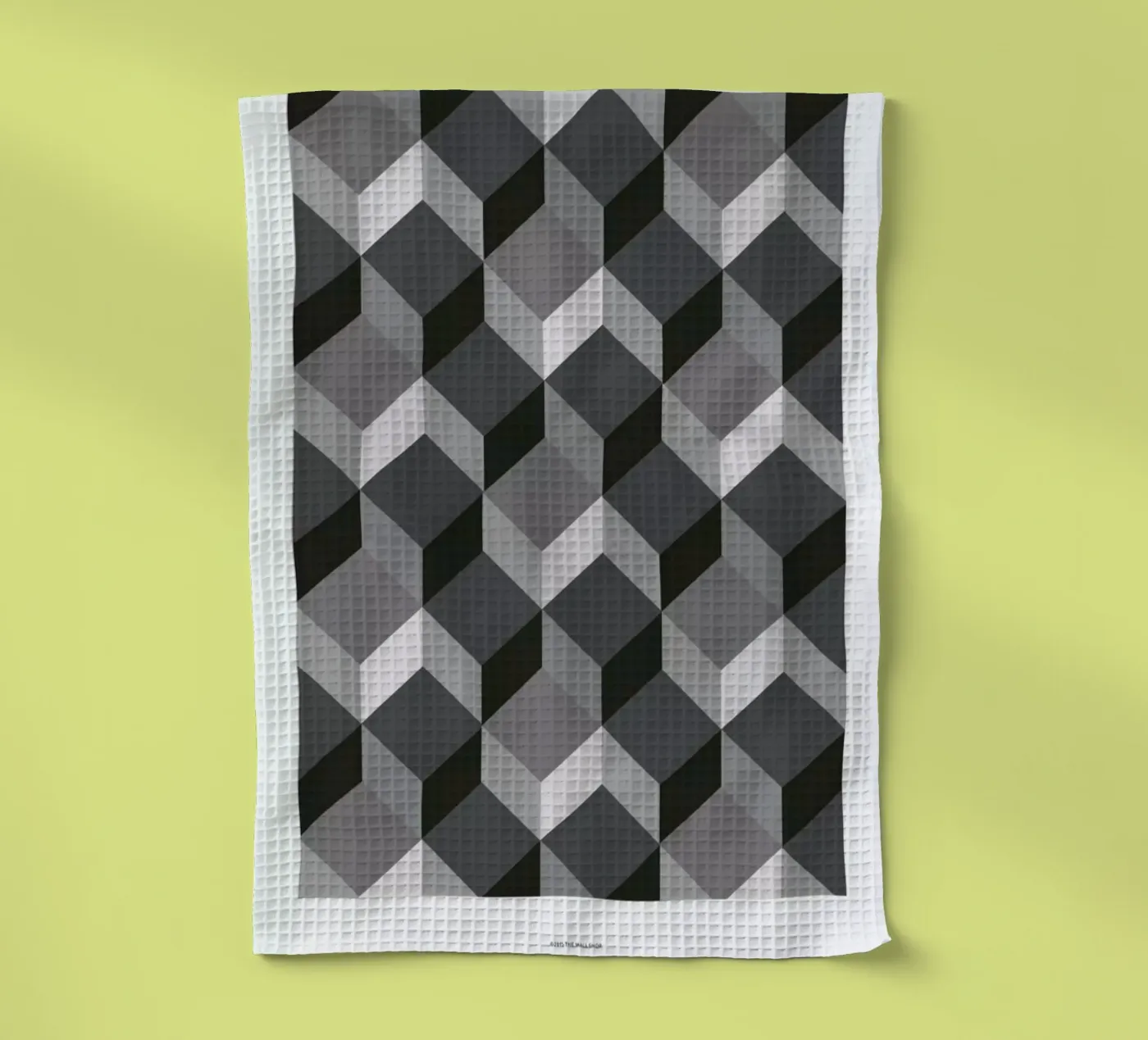 Cubes Geschirrtuch von The Wall Shop