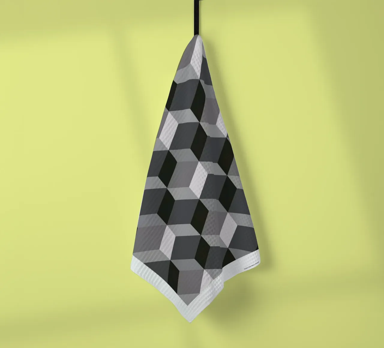 Cubes Geschirrtuch von The Wall Shop