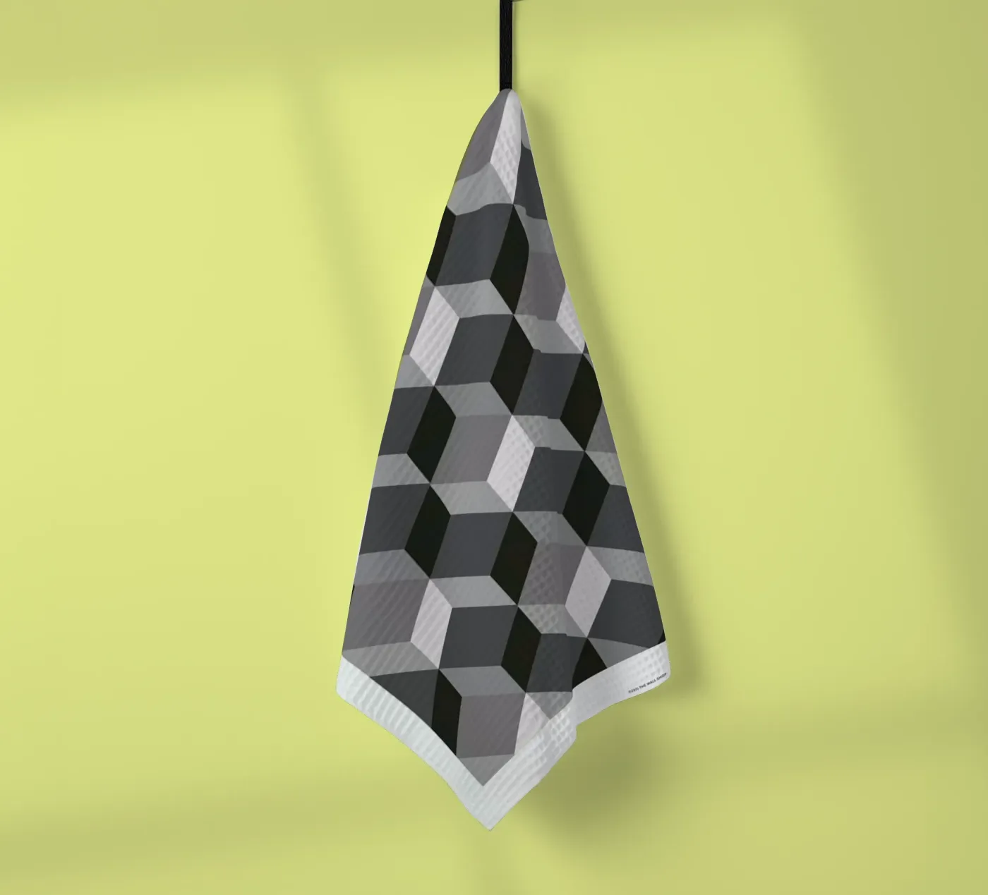 Cubes Geschirrtuch von The Wall Shop