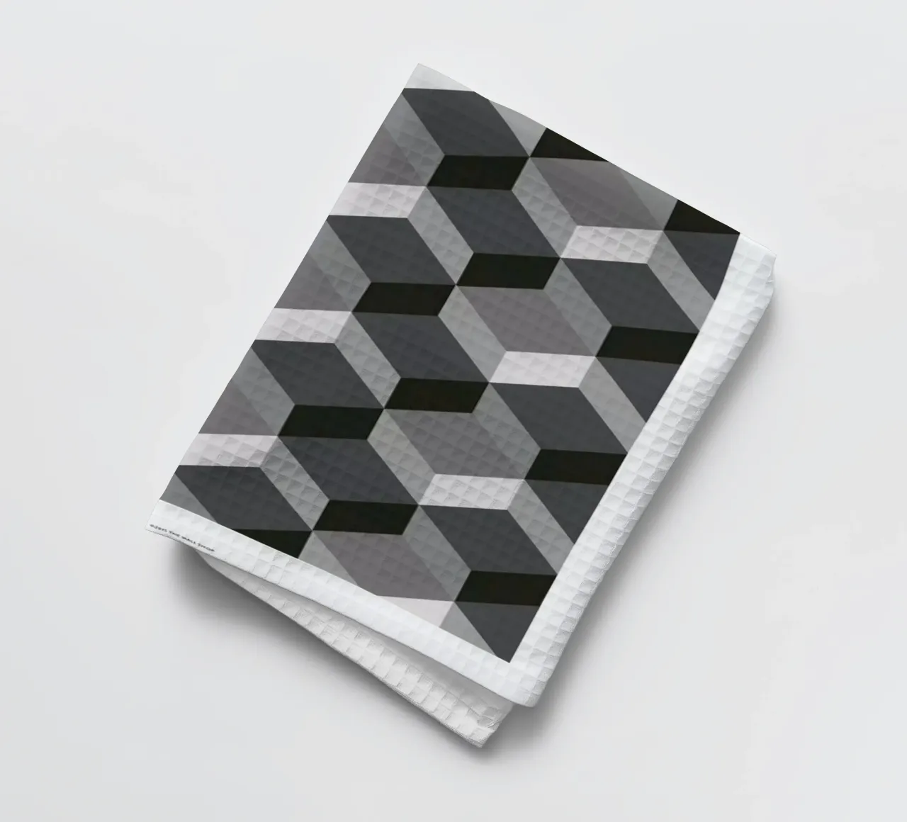 Cubes Geschirrtuch von The Wall Shop