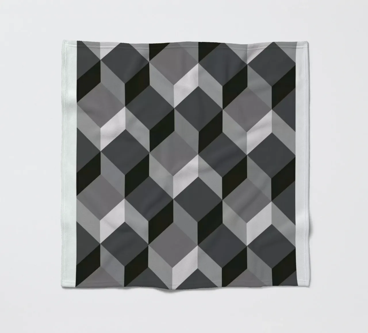 Cubes Fleecedecke von The Wall Shop