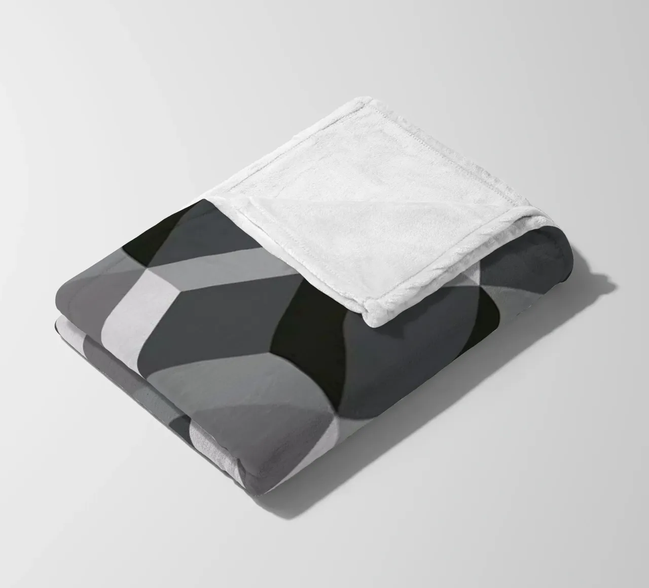 Cubes Fleecedecke von The Wall Shop