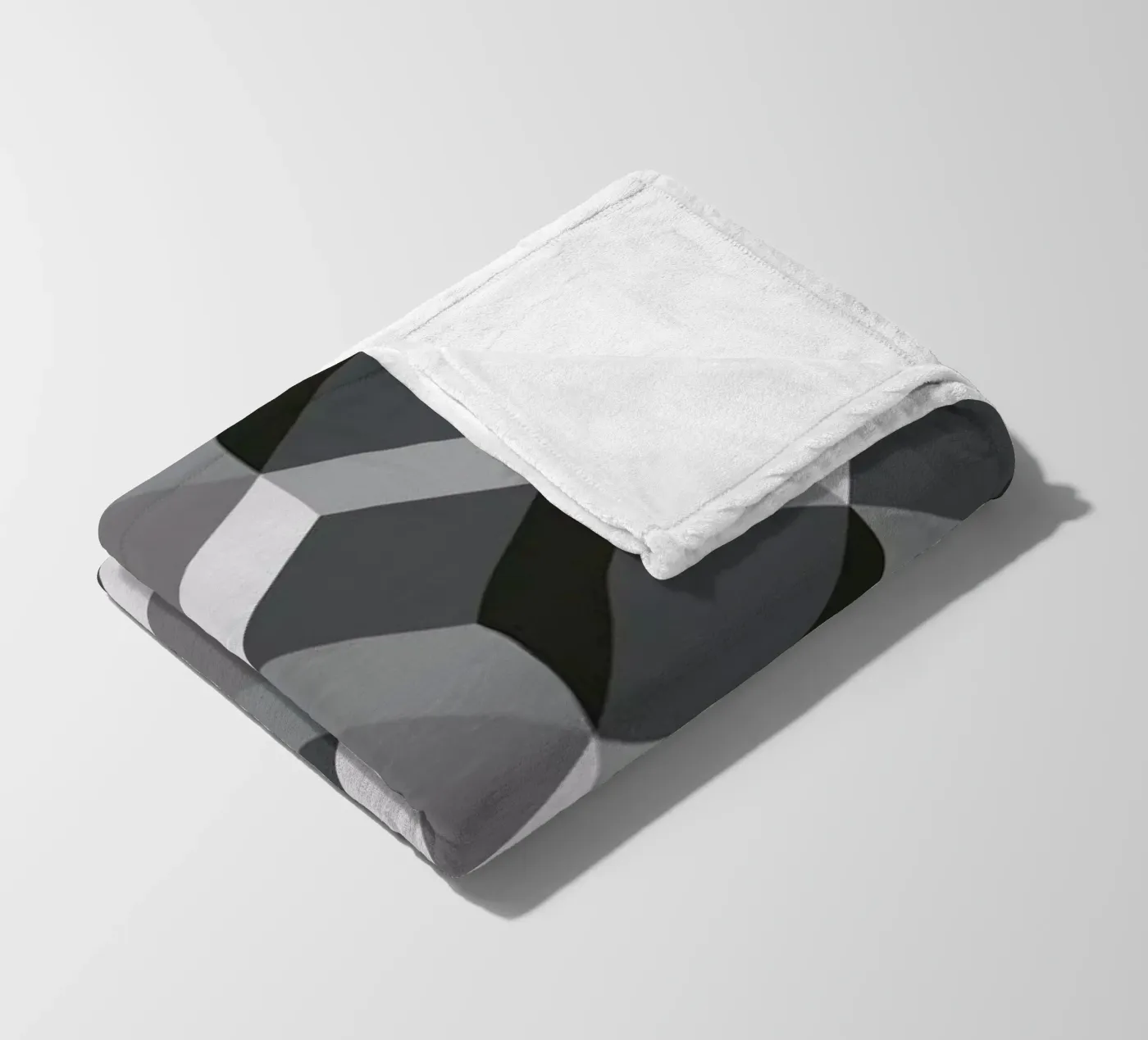 Cubes Fleecedecke von The Wall Shop