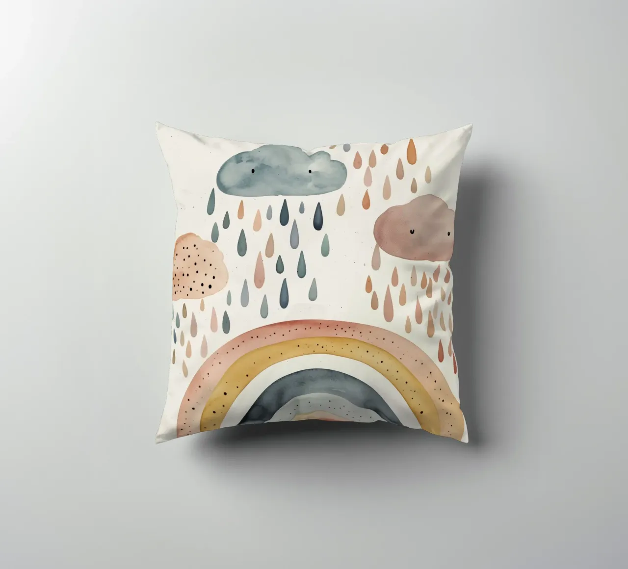 Happy Rain No 2 cuscino da treechild