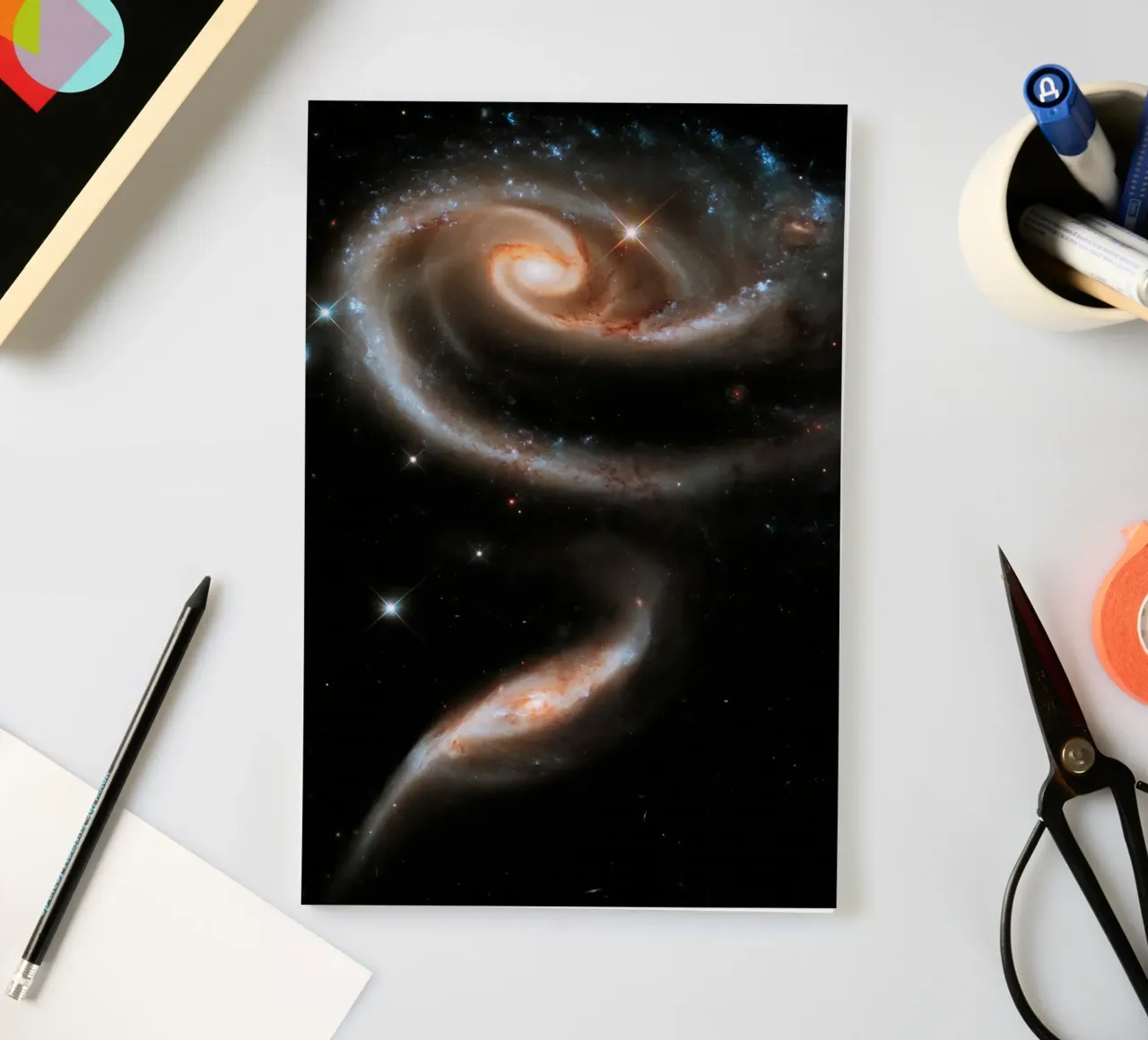 hubble telescope high definition image notebook by 🎁 NOBELART