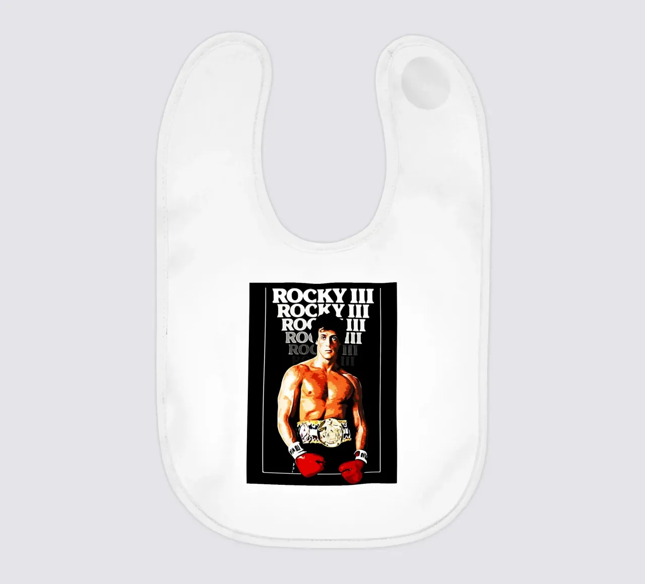 boxer art baby bib by ontoseno