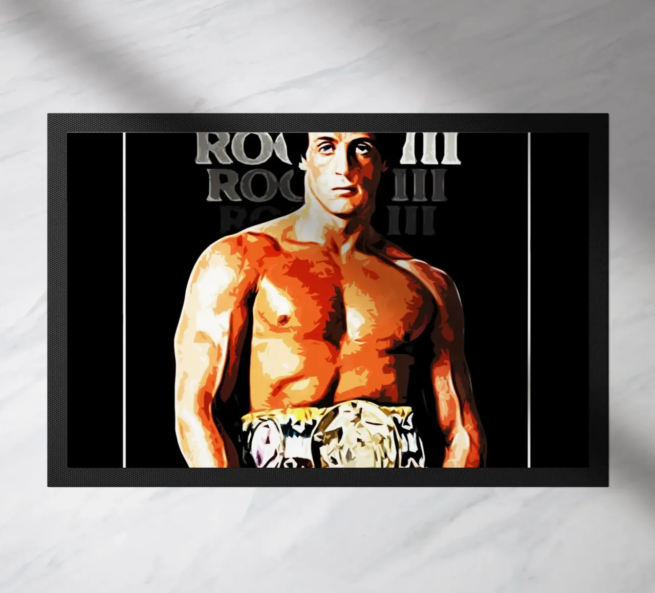 boxer art doormat by ontoseno