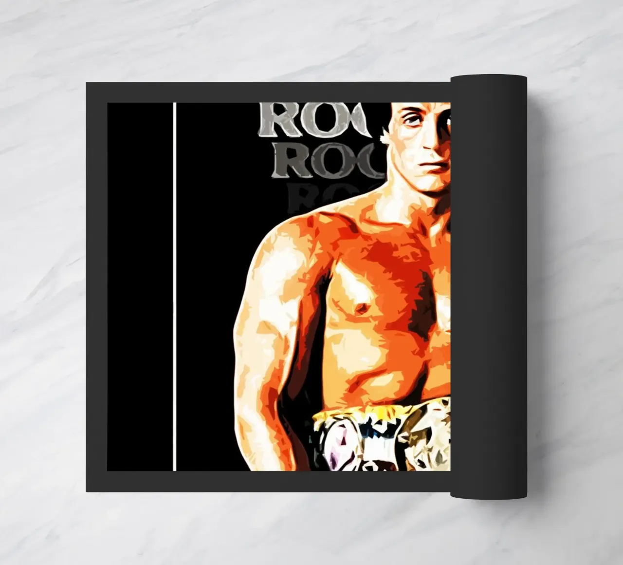 boxer art doormat by ontoseno