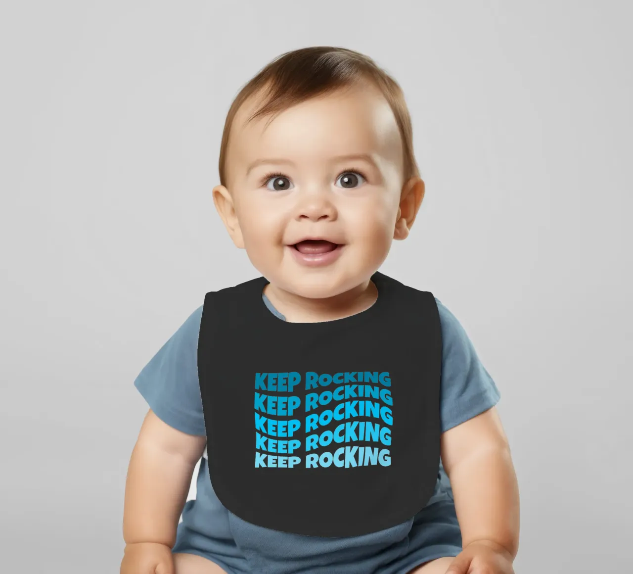 Keep rocking bavaglino da happieeagle