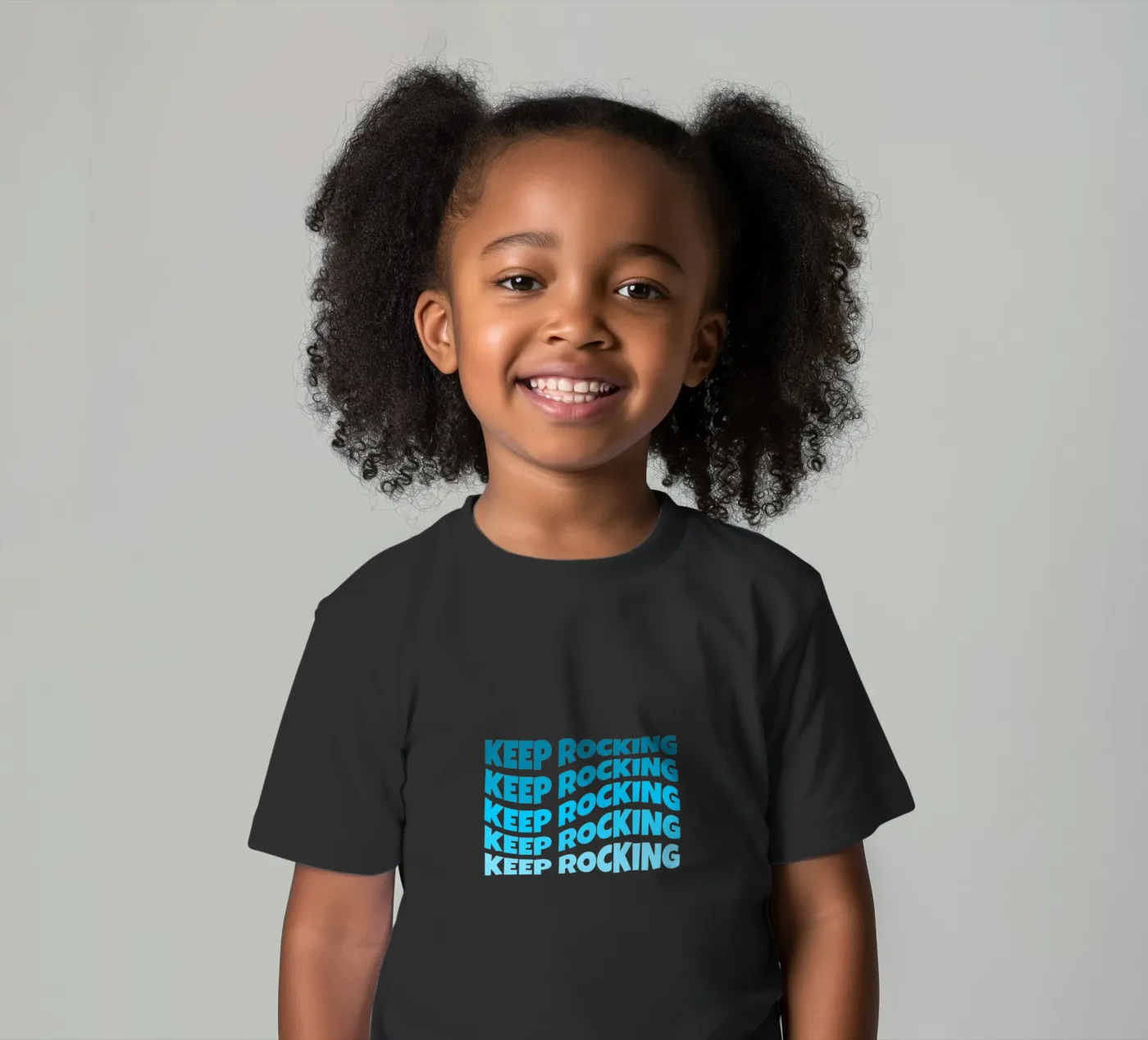 Keep rocking t-shirt bambini da happieeagle