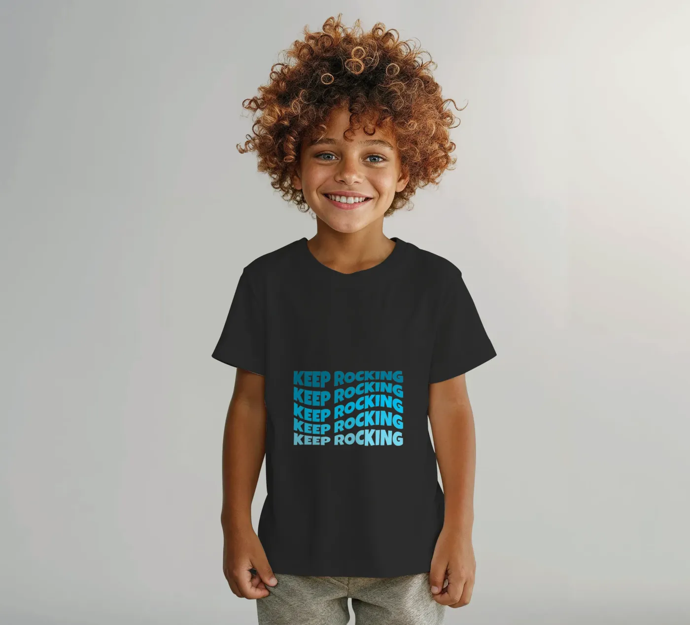 Keep rocking t-shirt bambini da happieeagle