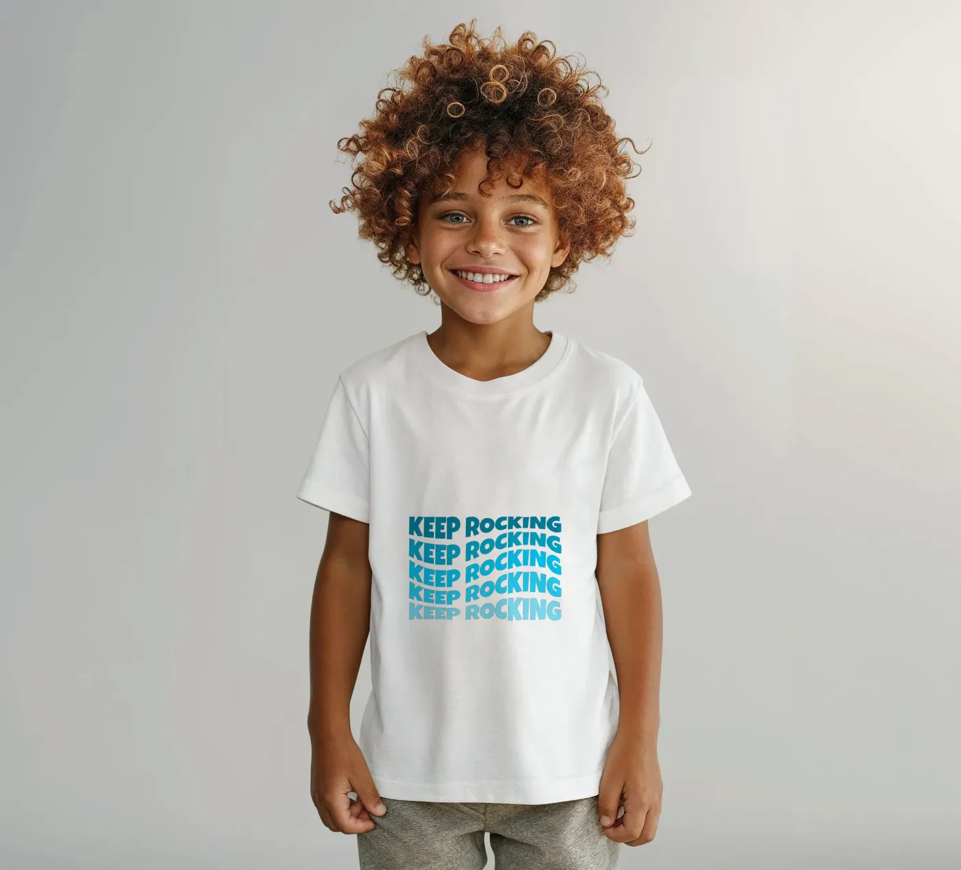 Keep rocking t-shirt bambini da happieeagle