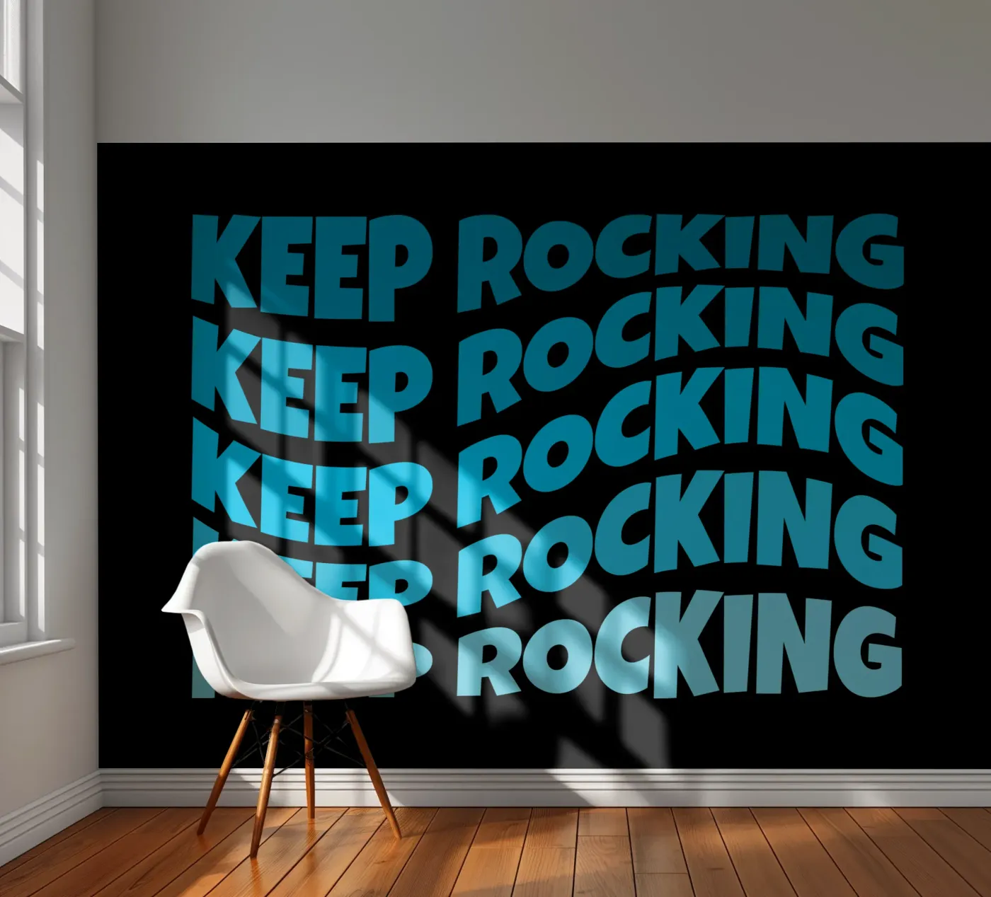 Keep rocking fotobehang van happieeagle