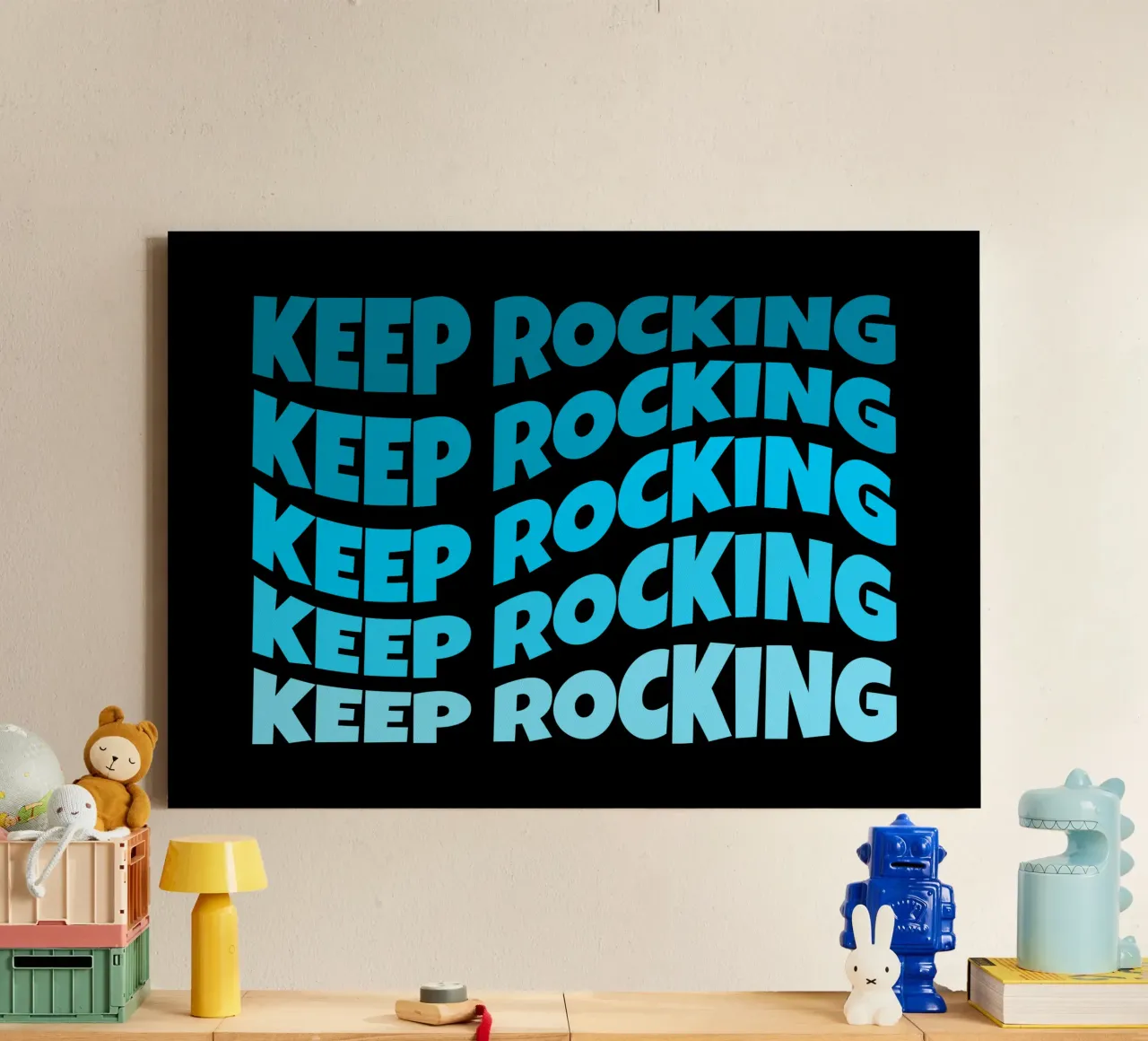 Keep rocking canvas by happieeagle