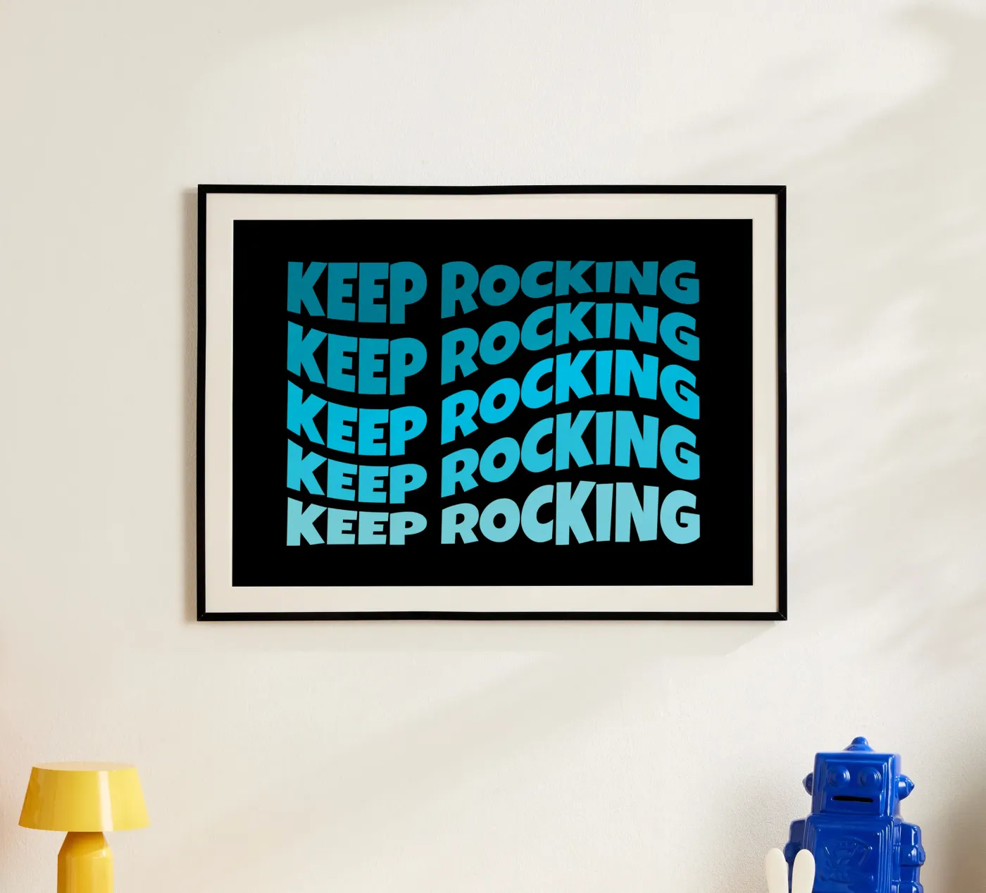 Keep rocking poster van happieeagle