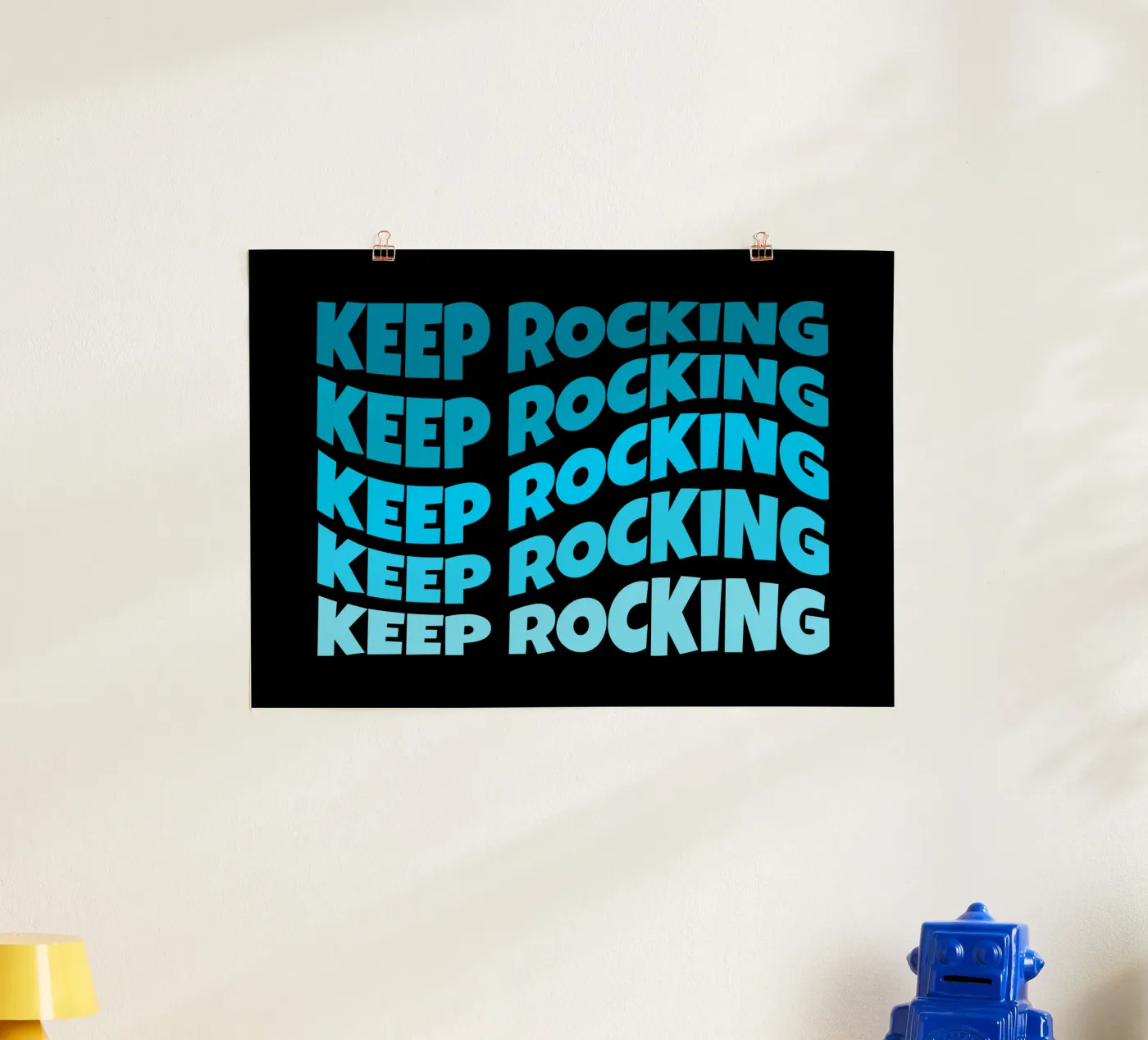 Keep rocking poster van happieeagle