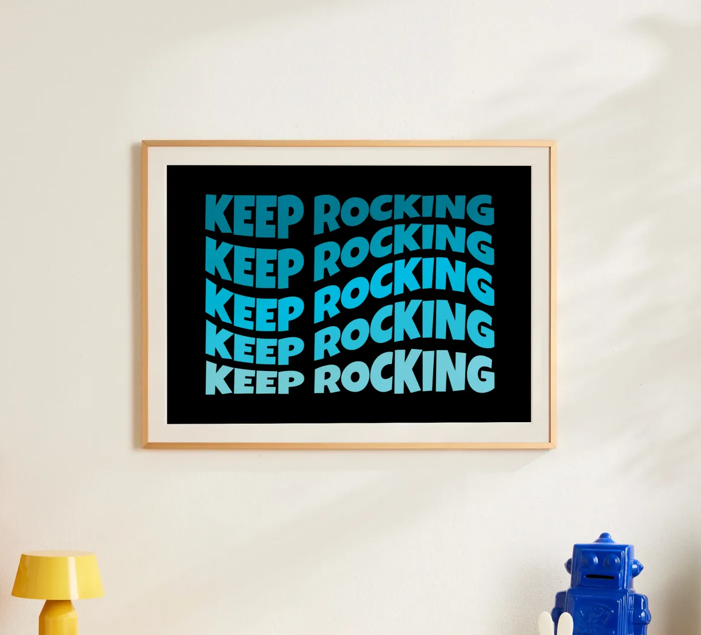Keep rocking poster van happieeagle