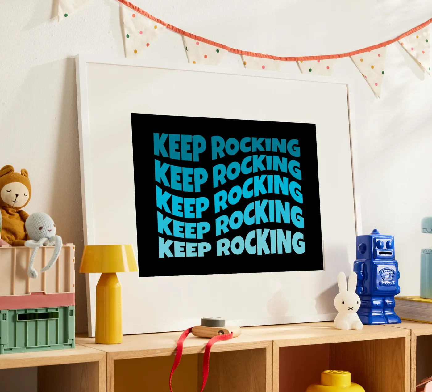 Keep rocking poster van happieeagle