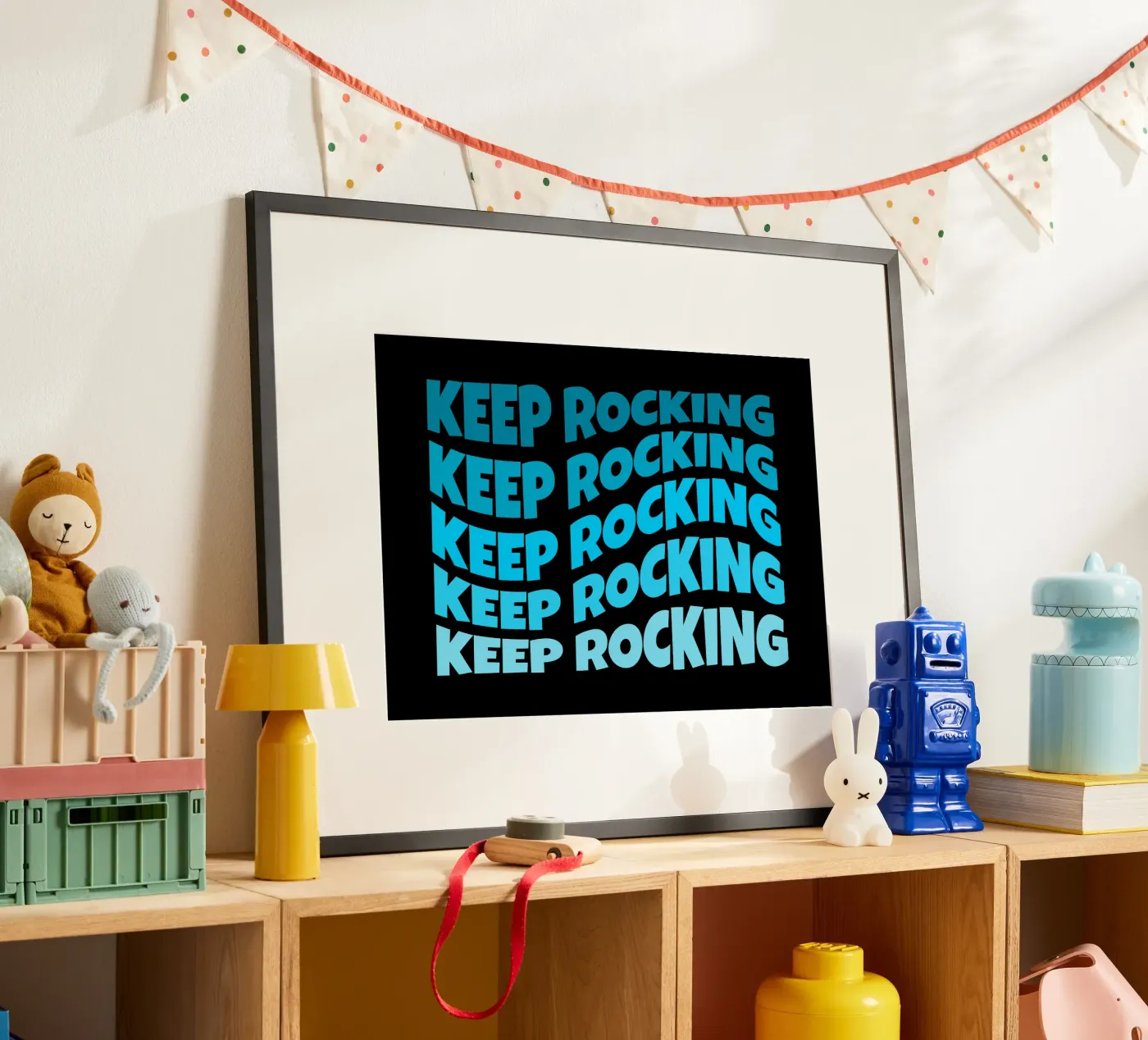 Keep rocking poster van happieeagle