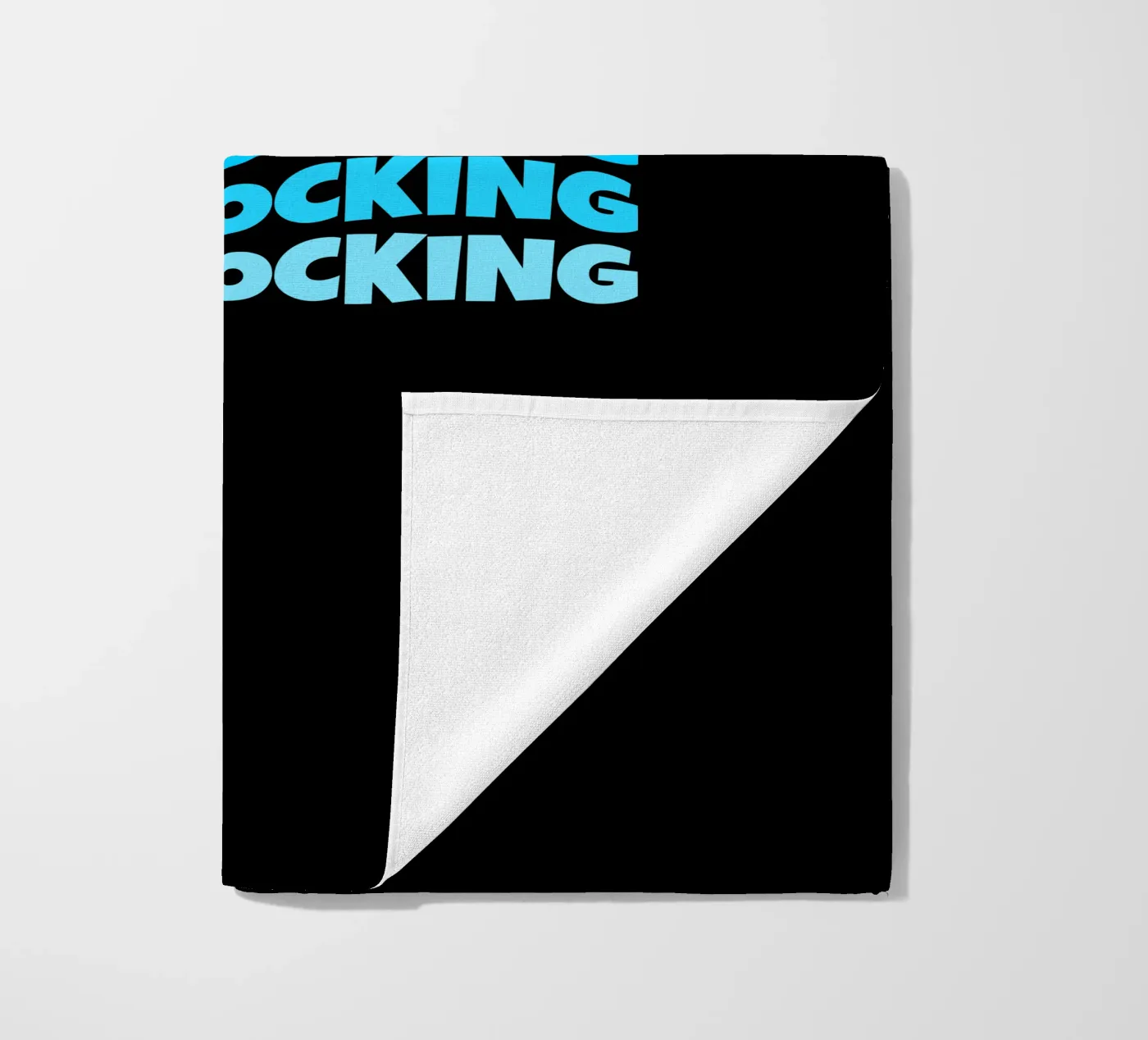 Keep rocking beach towel by happieeagle