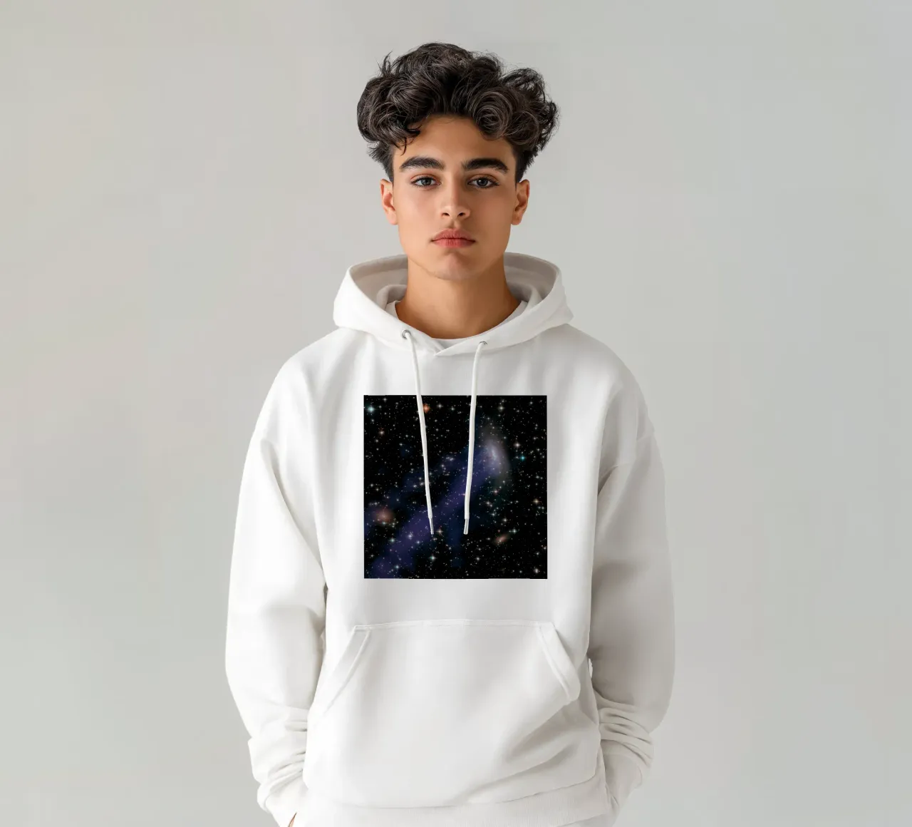 Immagine ad alta definizione del telescopio Hubble felpa con cappuccio da 🎁 ARTVI-SHOP