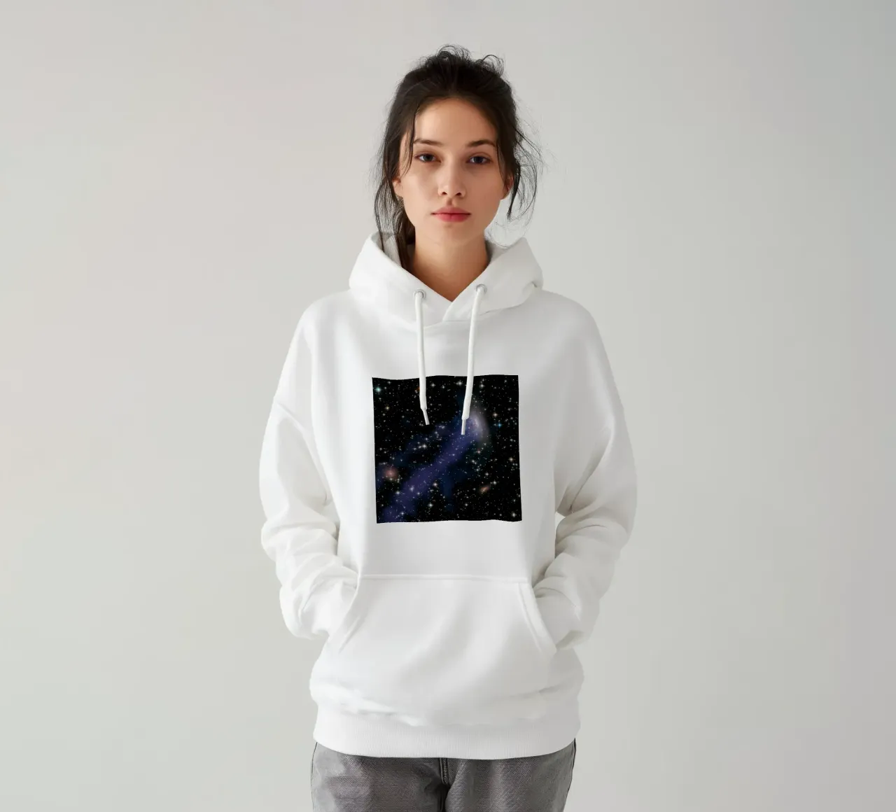 Immagine ad alta definizione del telescopio Hubble felpa con cappuccio da 🎁 ARTVI-SHOP