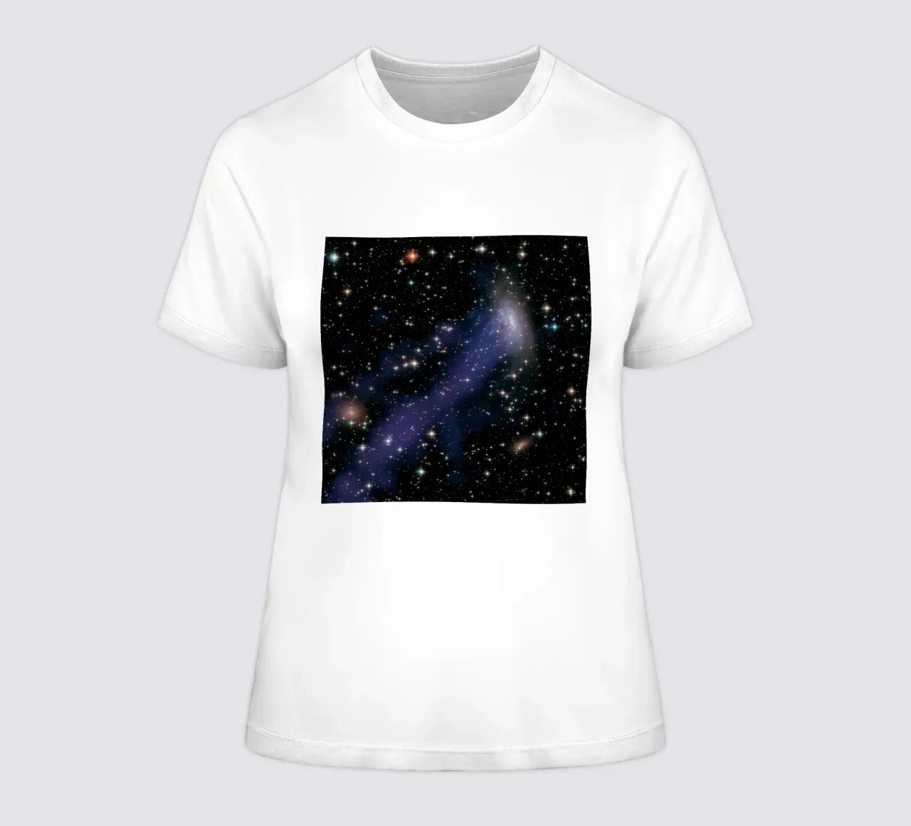 hubble telescope high definition image women's fitted t-shirt by 🎁 ARTVI-SHOP