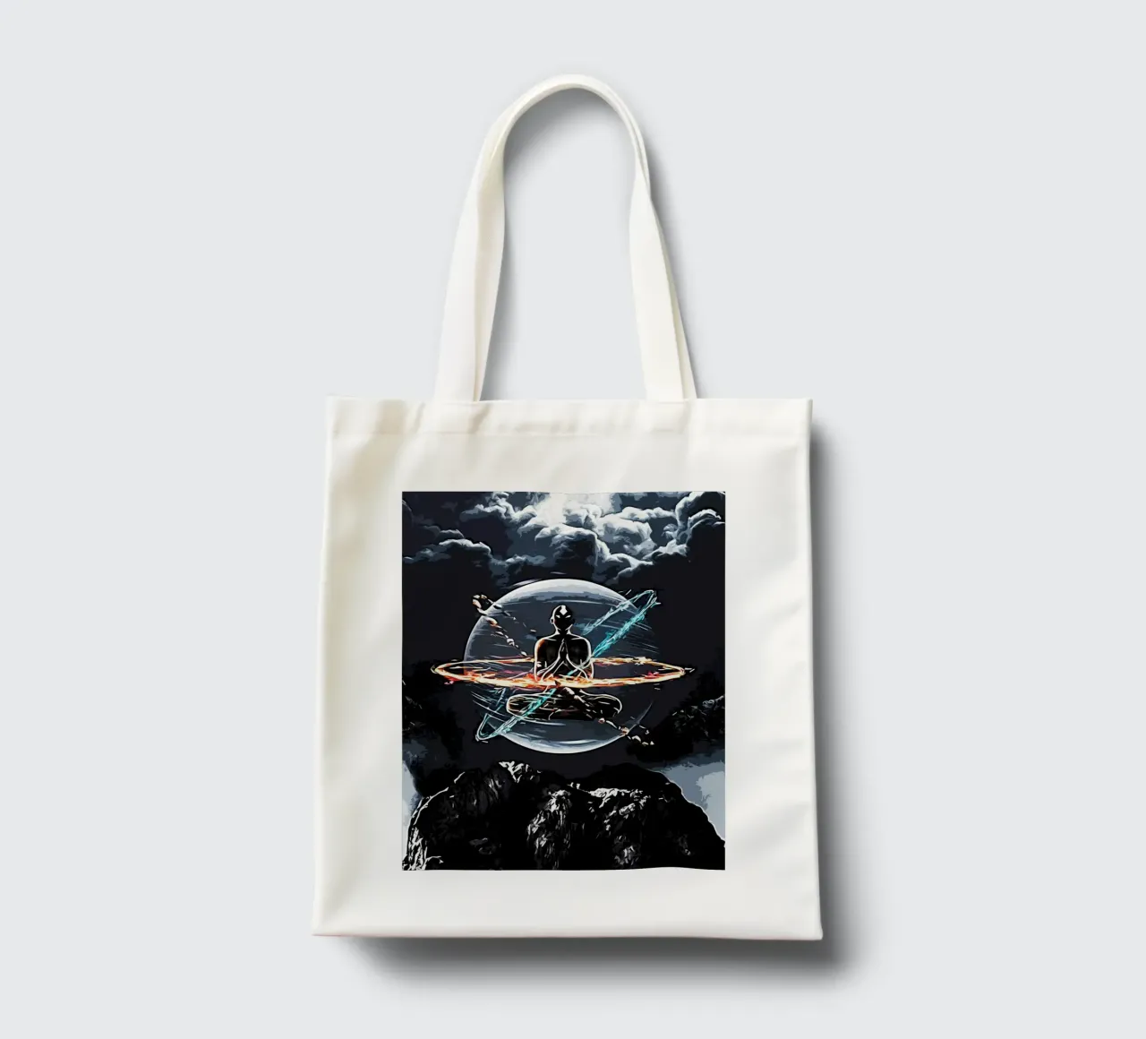 4 batteries tote bag by ontoseno